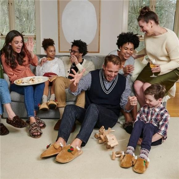 Matching Family Holiday‎ Christmas Reindeer & Turkey Scuff - Picture 5 of 7